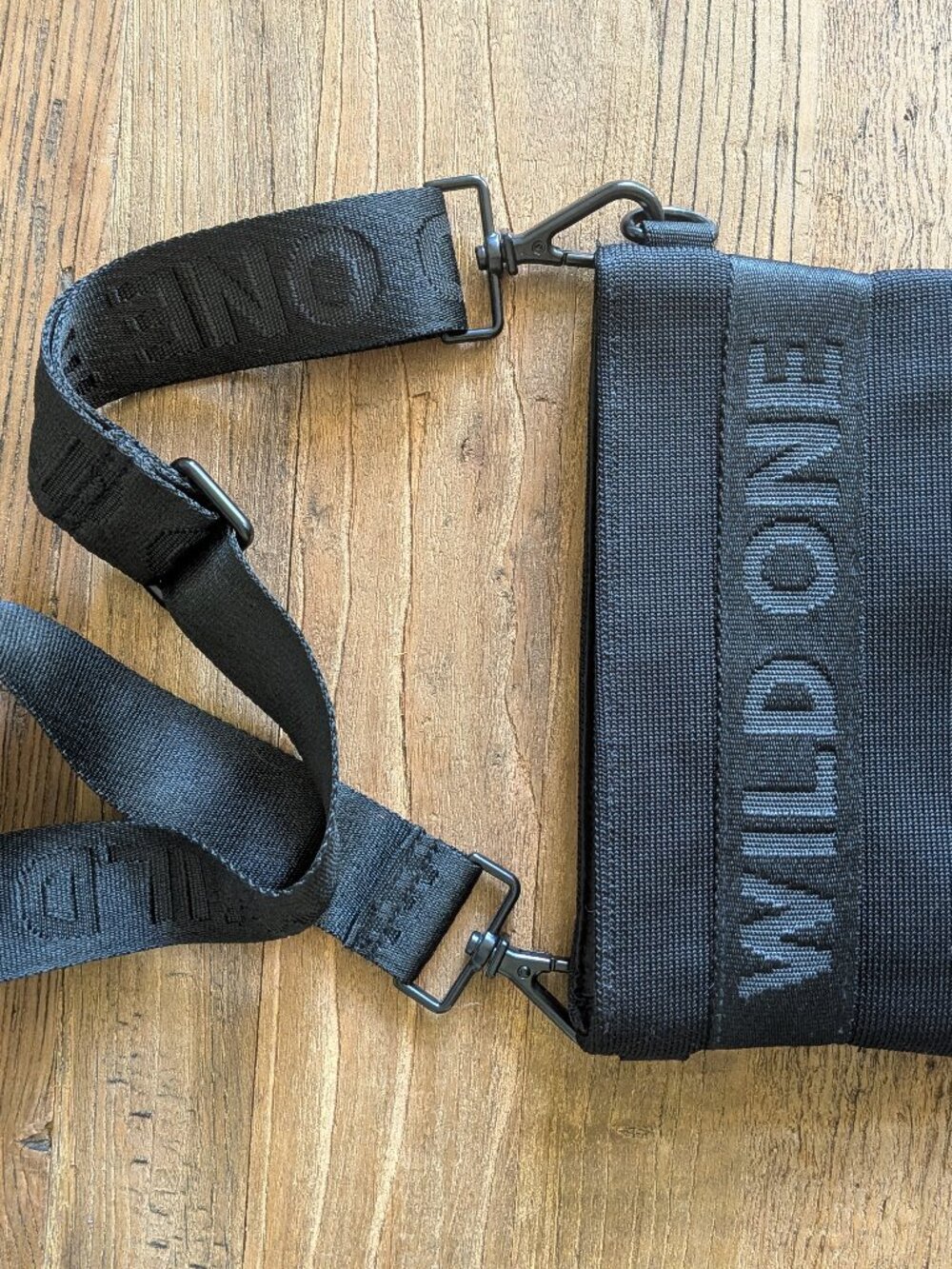 Wild One Crossbody Treat Bag Black